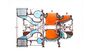Турбонагнетатель ЧЕЛОВЕКА серии IHI турбины NA/TCA аксиального потока для морского двигателя дизеля